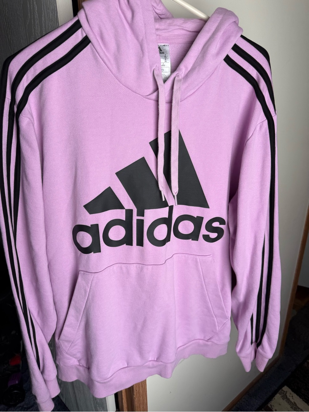 Adidas three stripes hoodie